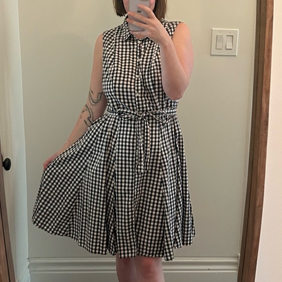 Vintage Gingham Wrap Dress - Picture 5 of 5